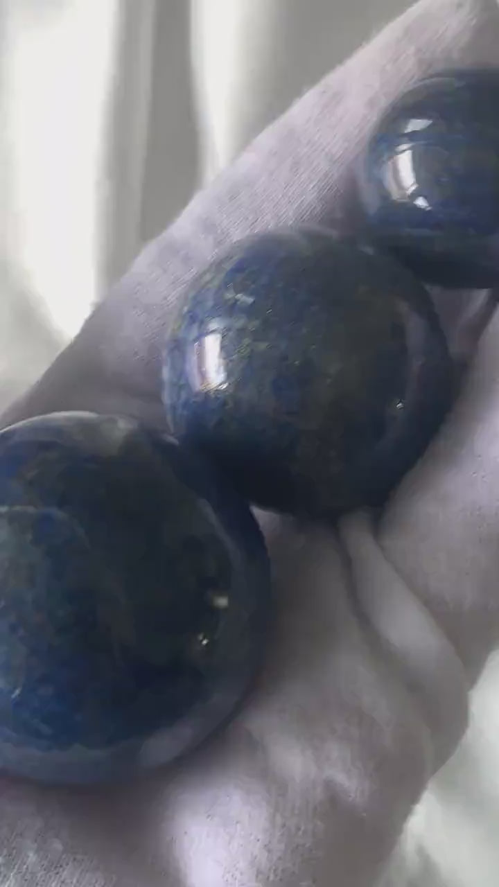 Lapis Lazuli Spheres | Pyrite Flecked Blue Crystal Ball