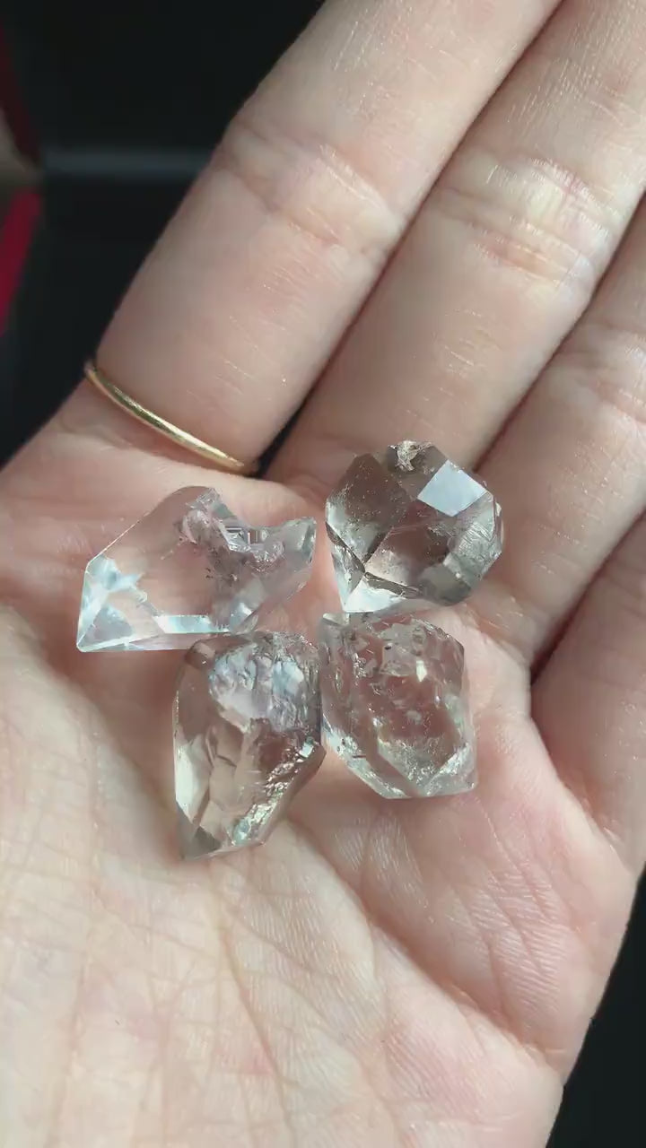 Herkimer Diamond Crystal, Double Terminated Quartz, High Clarity NY Specimen, A8