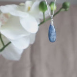Kyanite Pendant Necklace Sterling Silver