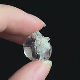 Herkimer Diamond Quartz Crystal, Thick Double Terminated Specimen, NY Clarity Sparkle, A2
