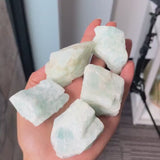 Raw Aquamarine Crystal: Natural Blue Beryl Stone for Calming Energy