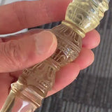 Citrine Vajra Dorje | Yellow Quartz Tokkosho | Japanese Shingon Ritual Symbol