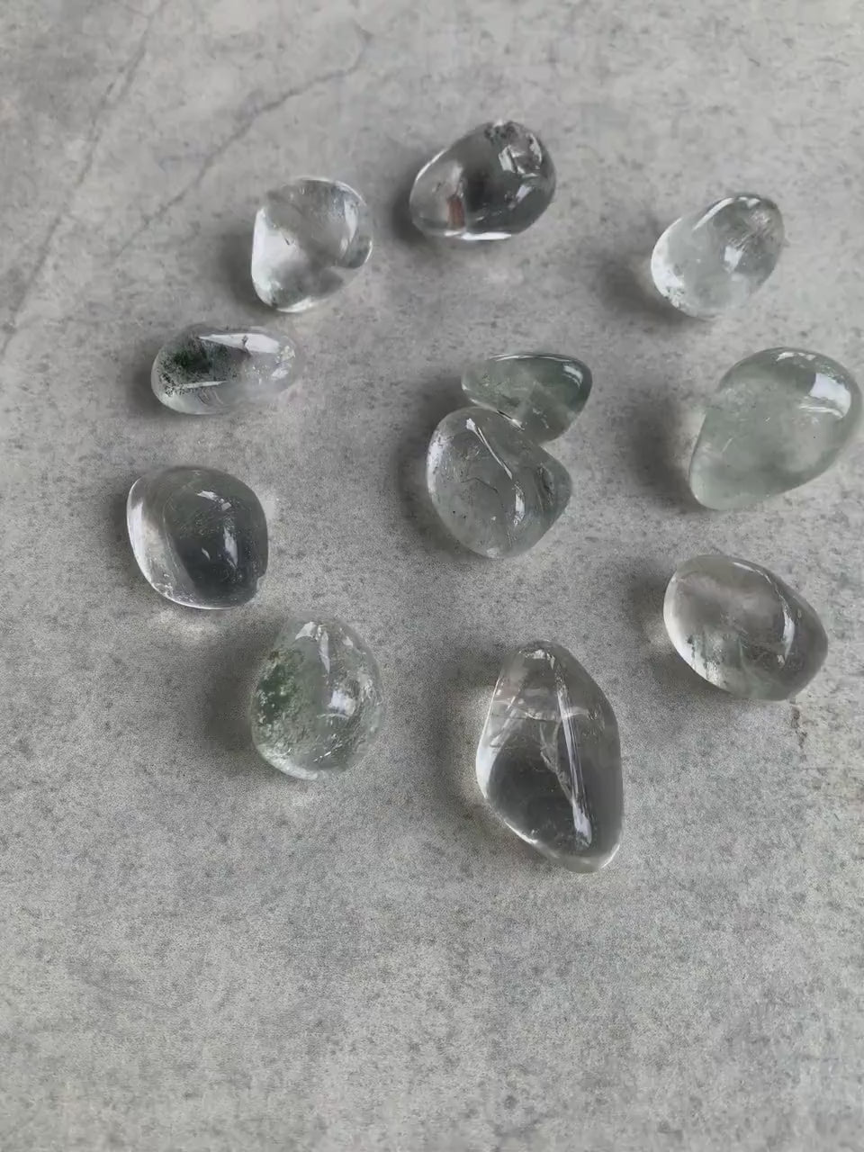 Chlorite Quartz Tumble | Healing Crystal for Cleansing & Growth | Natural from Brazil