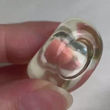 Yellow Quartz Statement Ring, Chunky Cocktail Ring, Sculptural Boho Designer Jewelry