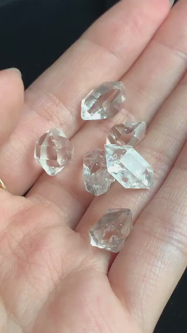 Herkimer Diamond Crystal, Double Terminated Quartz, High Clarity NY Specimen, A4