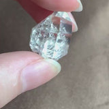 Herkimer Diamond Crystal, Double Terminated Quartz, Etched Termination, High Clarity Specimen (4g NY), A3