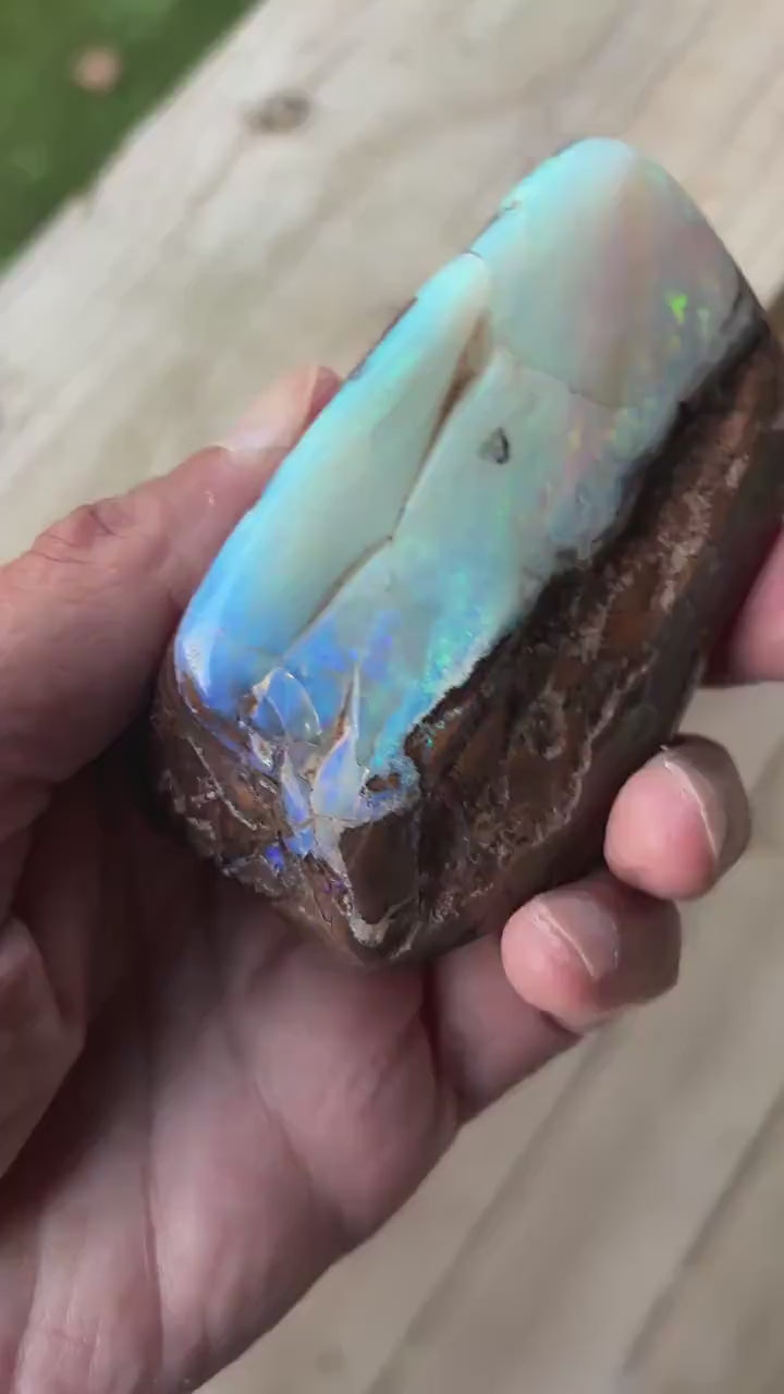 Boulder Opal Specimen: Vivid Gemstone for Home Decor, Collector Display