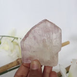 Kunzite Crystal Specimen, Etched Termination Spodumene Mineral Specimen, KN3