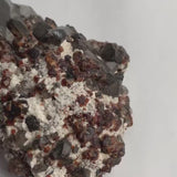 Garnet and Smoky Quartz Specimen – Pakistan Collector Mineral Display, GC3