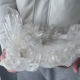 Extra Large Clear Quartz Cluster – Rare Collector Specimen, Statement Décor