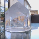 Crystal Quartz Tower Polished Point Standing, CT 6
