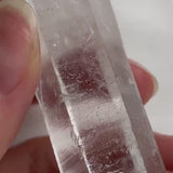 Double Terminated Lemurian Quartz Isis Face Long Crystal Collector Piece, A1