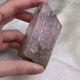 Kunzite Crystal Specimen – Ridged Termination Afghanistan 77mm Pink Collector Mineral Statement Décor, KG3