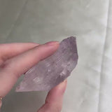 Kunzite Crystal Specimen – Double Etched Termination, Afghanistan Pink Collector Mineral (64mm), KT2