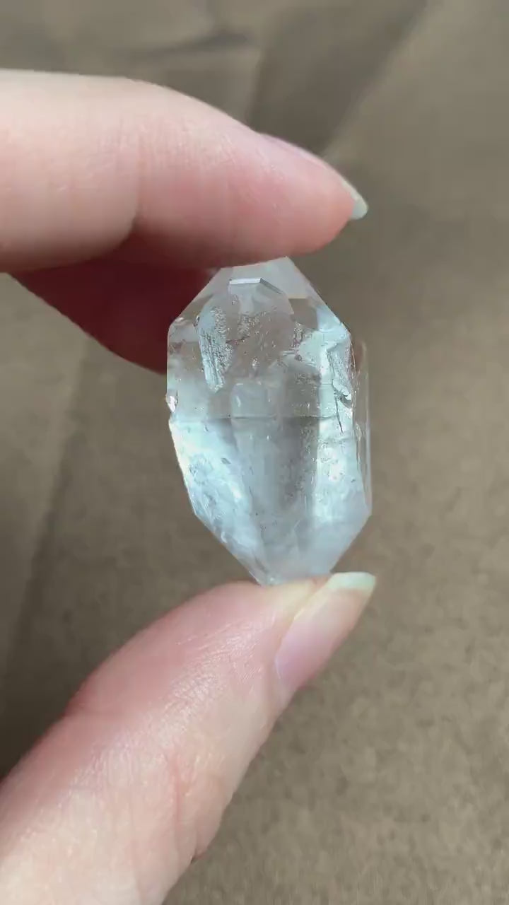 Herkimer Diamond Crystal Double Terminated Quartz, Healing Crystal Gift, 10.7g, B4