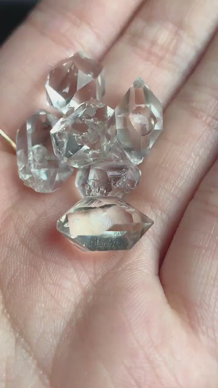Herkimer Diamond Crystal, Double Terminated Quartz, High Clarity NY Specimen, A5