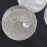 Clear Quartz Sphere: Crystal Healing, Rainbow Inclusion