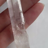 Golden Healer Clear Quartz Laser Point Long Crystal Wand High Clarity Specimen, A13