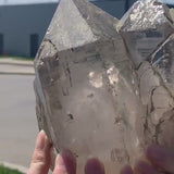 Himalayan Smoky Quartz Twin Crystal: Natural Collector Mineral Specimen (192mm), CQ2