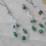 Jadeite Jade Phone and Car Charm Keychain