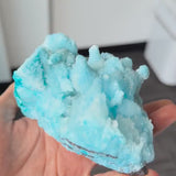 Blue Aragonite Mineral Specimen | Raw Acicular Stalactitic Crystal Yunnan, VKb6