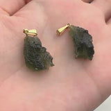 Raw Moldavite Necklace Authentic Czech Republic
