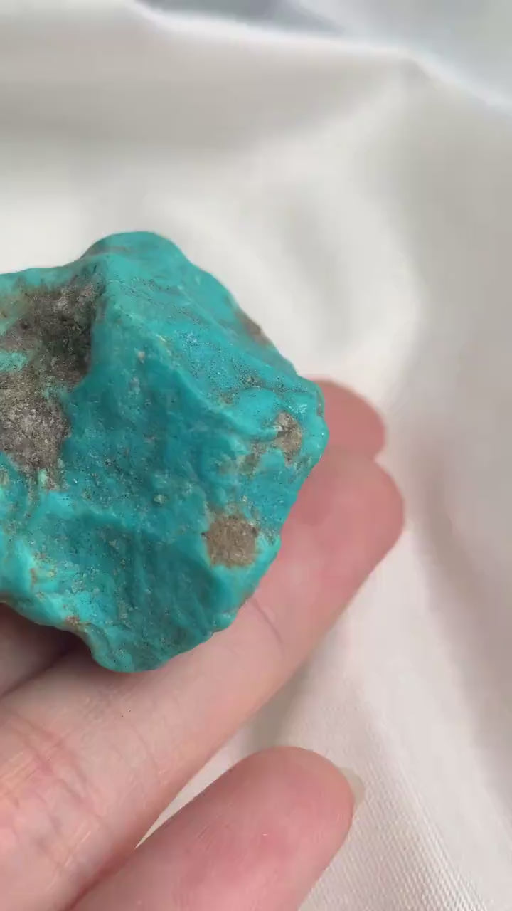 Sleeping Beauty Turquoise Rough Lapidary Material for Cabochons and Jewelry, Collector Specimen Arizona