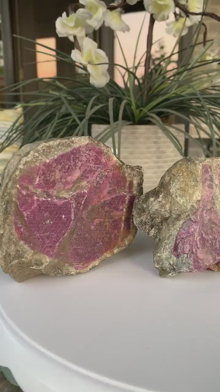 Raw Ruby Rocks – Large and Medium Mineral Specimens for Energy, Passion and Display
