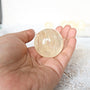 Yellow Calcite Sphere, Lemon Calcite Sphere Solar Plexus Chakra, Honey Calcite Energy Crystal Sphere for Luck and Happiness