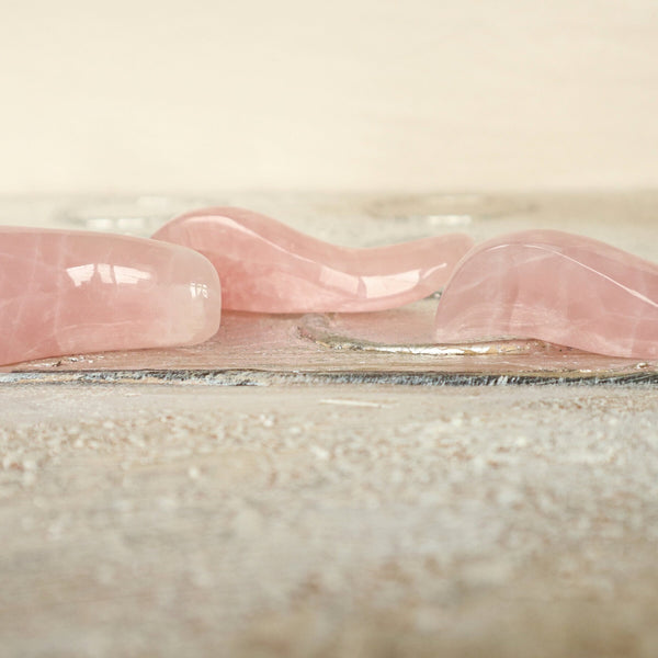 Rose Quartz Massage Wand, Stress relief Crystal, Calming Stone Crystal Gift, Love Stone, Mental and Emotional Wellness Reflexology Gift