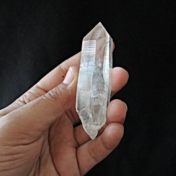 Lemurian Crystal Point, Lemurian Seed Crystal Quartz, Lemurian Quartz, Brazil Lemurian, L5