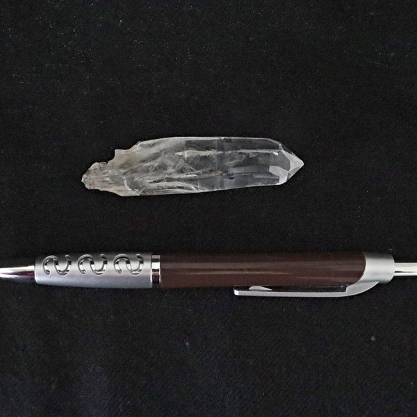 Lemurian Seed Crystal Point with 5 sides Isis Face , Brazil Lemurian, L11
