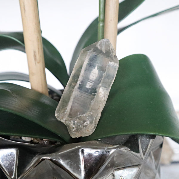 Himalayan Quartz Point 57mm 2.25 inch, Super Clear Gem Grade Optical Quartz Crystal, H2