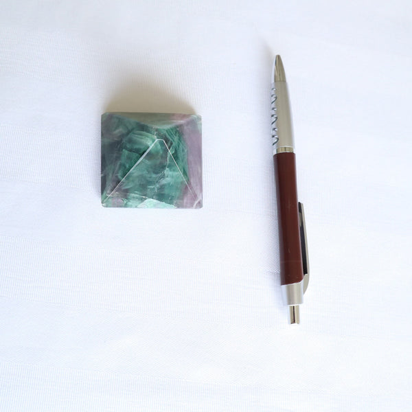 Large Fluorite Pyramid 40mm, Crystal Pyramid