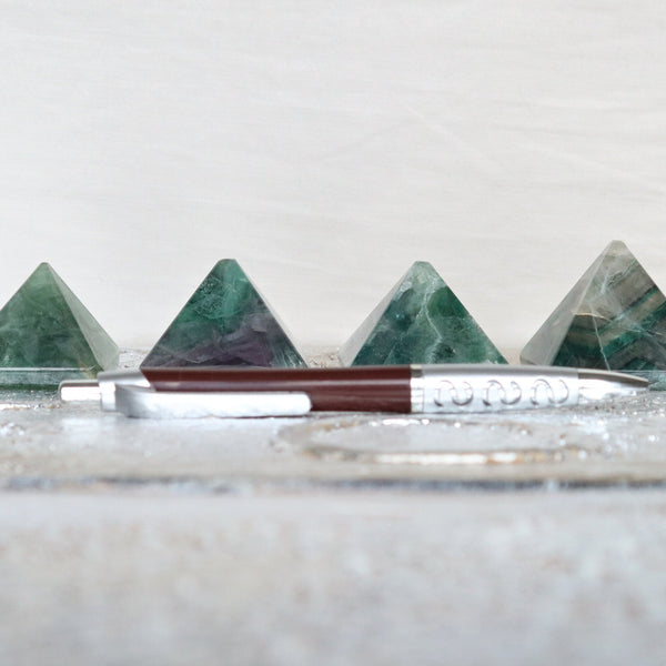 Large Fluorite Pyramid 40mm, Crystal Pyramid