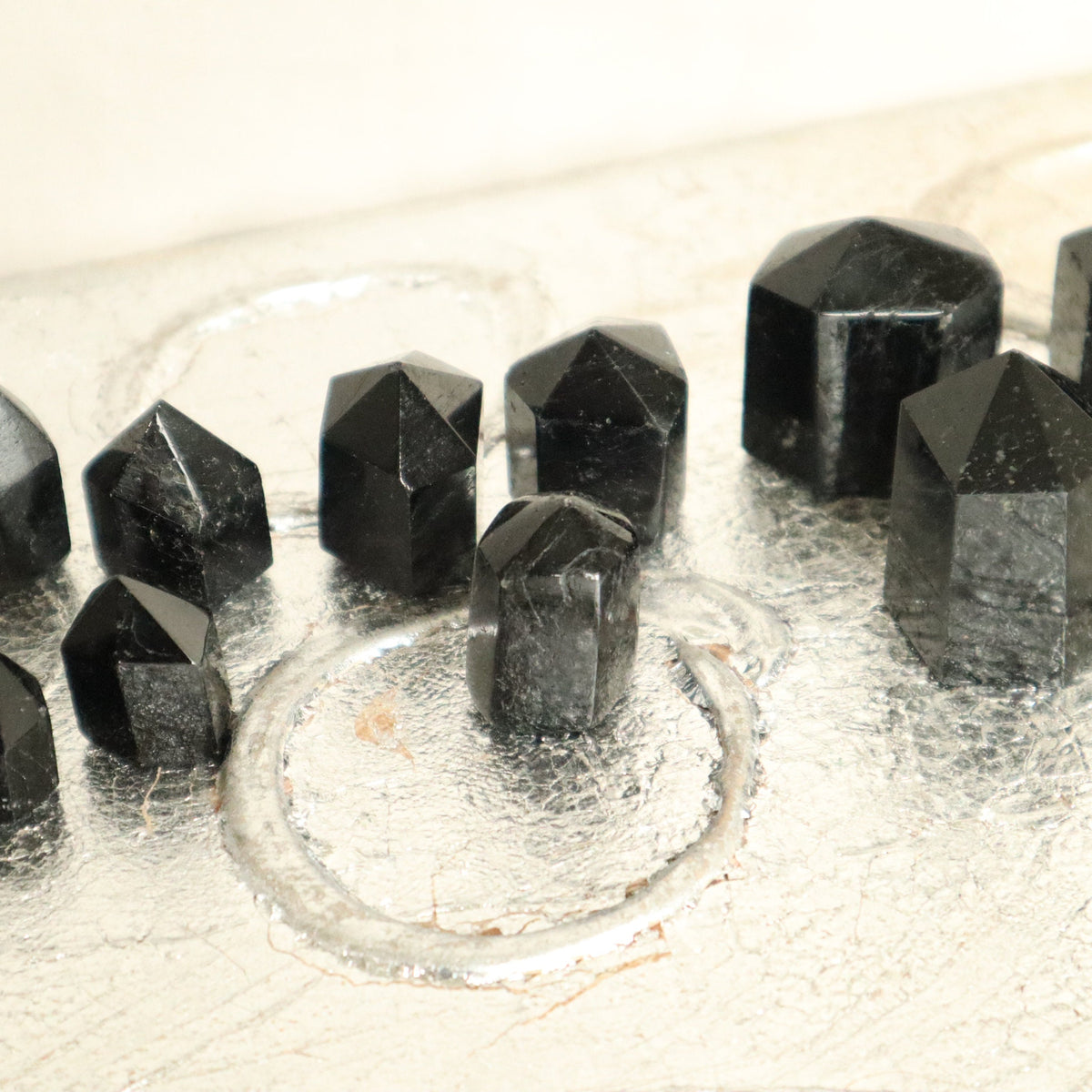 Natural Black Tourmaline Tower, Reiki Meditation Healing Crystal Tower Gift for root chakra
