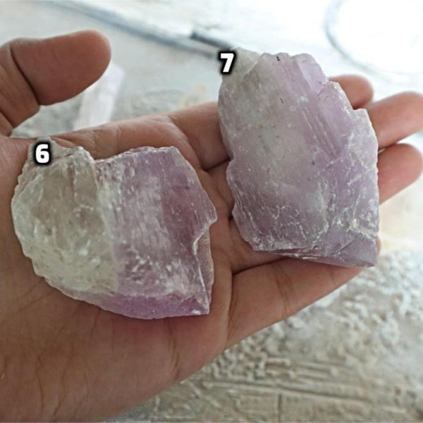 Kunzite Crystal Specimen, Spodumene Pink Kunzite Crystal
