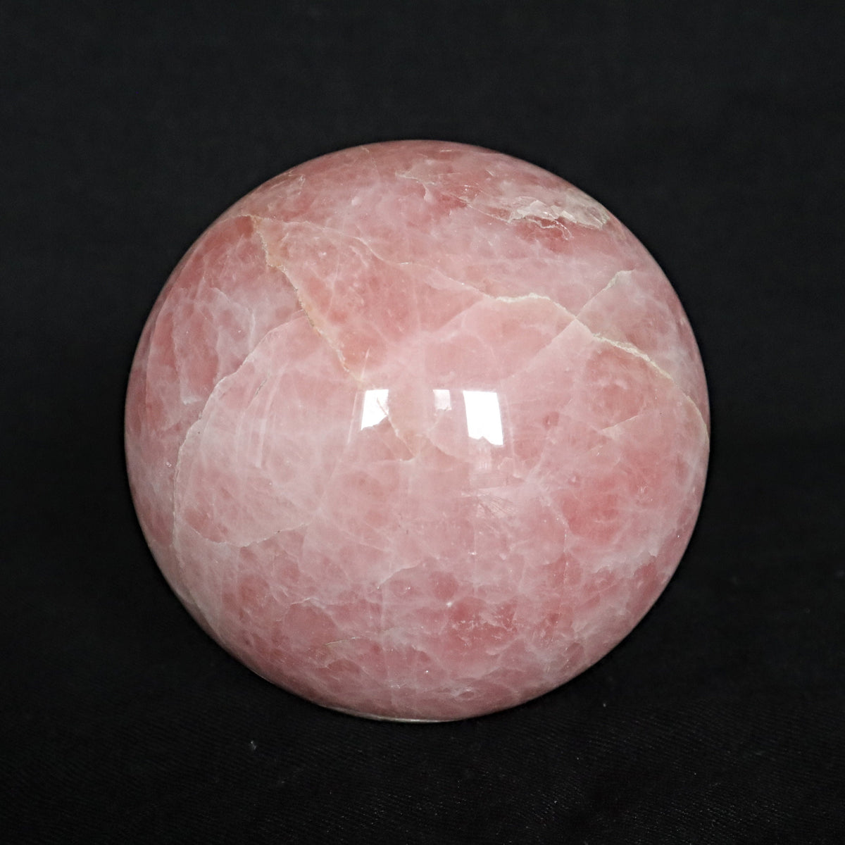 Rose Quartz Sphere Large, 4.2 inch Rose Quartz Ball Home Decor Gifts, Stone of Love