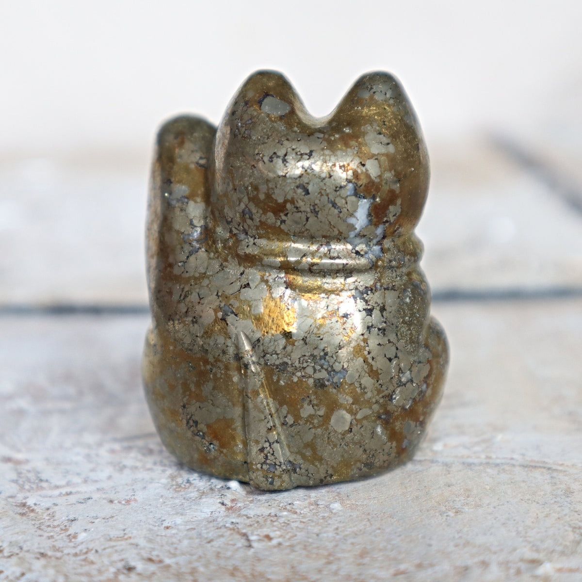 Pyrite Lucky Cat Crystal