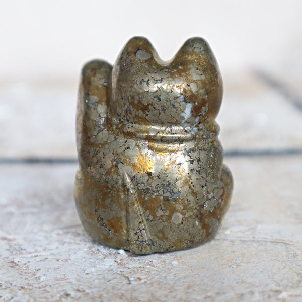 Pyrite Lucky Cat Crystal