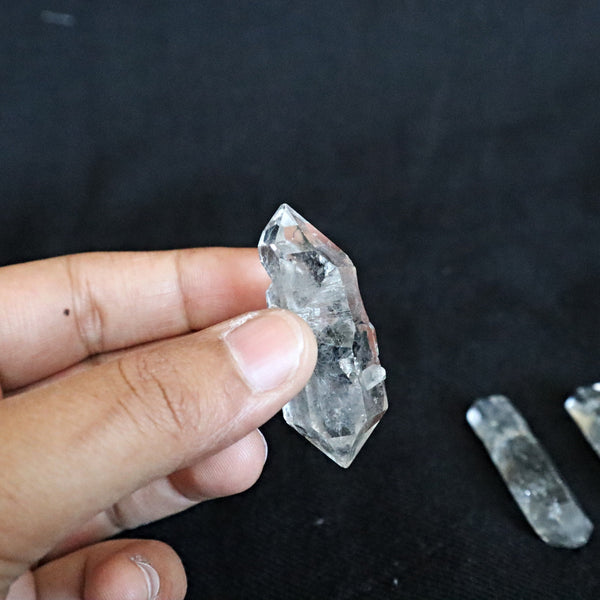 Raw Crystal Quartz Himalayan Double Terminated double pointed, CR