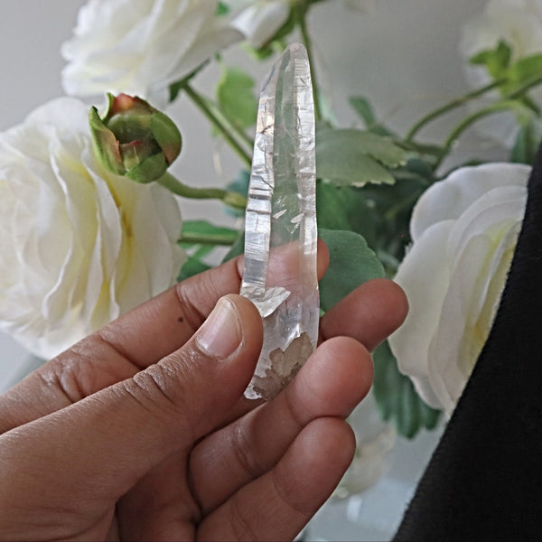 Lemurian Quartz Crystal, Lemurian Seed Crystal Quartz, Lemurian Quartz, Brazil Lemurian, L3