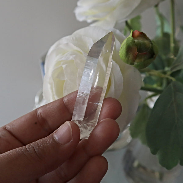 Lemurian Quartz Crystal with Isis Face, Lemurian Seed Crystal Quartz, Lemurian Quartz, Brazil Lemurian, L4