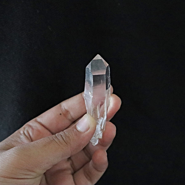 Lemurian Seed Crystal Point with 5 sides Isis Face , Brazil Lemurian, L11