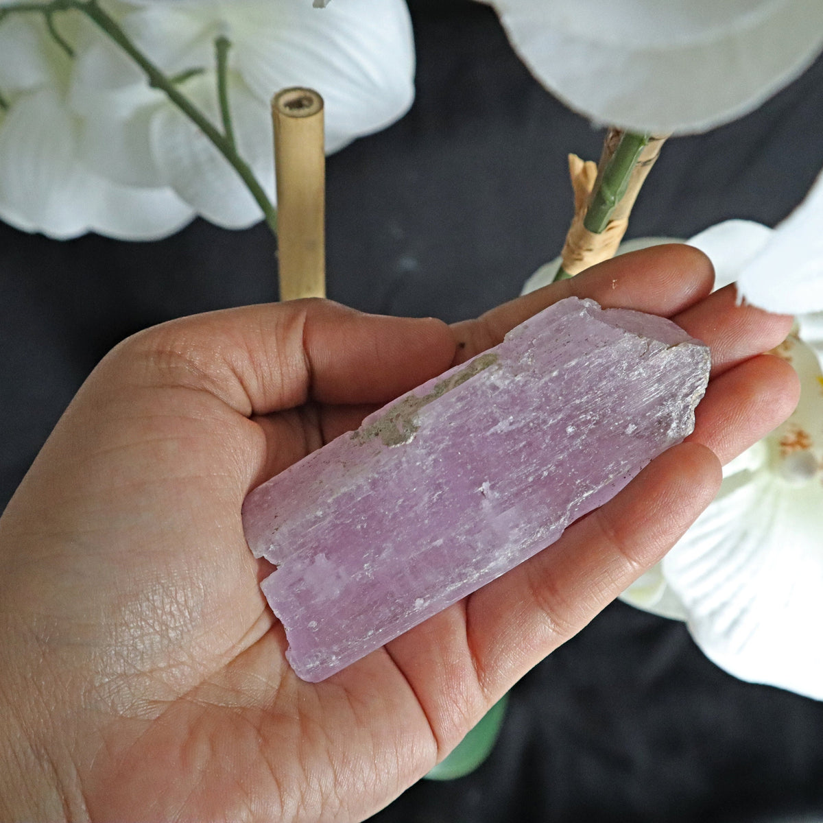 Raw Kunzite, Kunzite Crystal Specimen, Pink Kunzite Crystal
