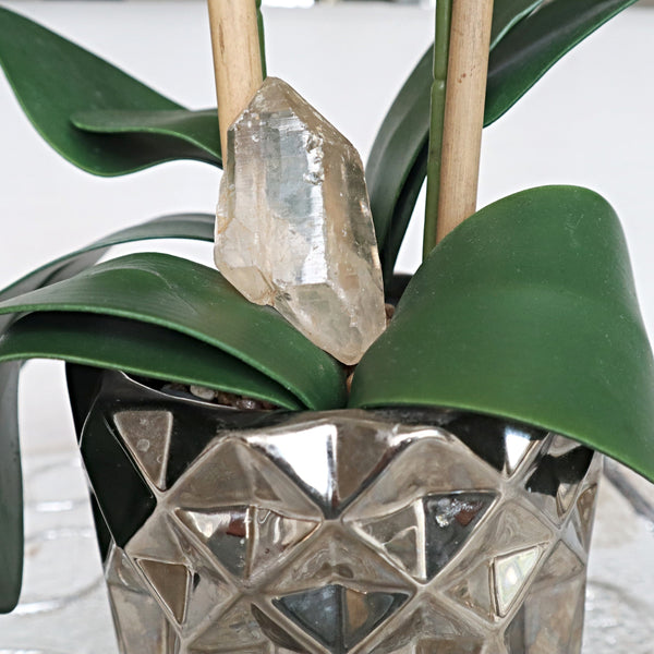Himalayan Quartz Point 66mm 2.60 inch, Super Clear Gem Grade Optical Quartz Crystal, H4
