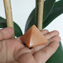 Red Aventurine Pyramid 35mm tall 30mm wide, Pyramid for Meditation, healing, energy, room decor