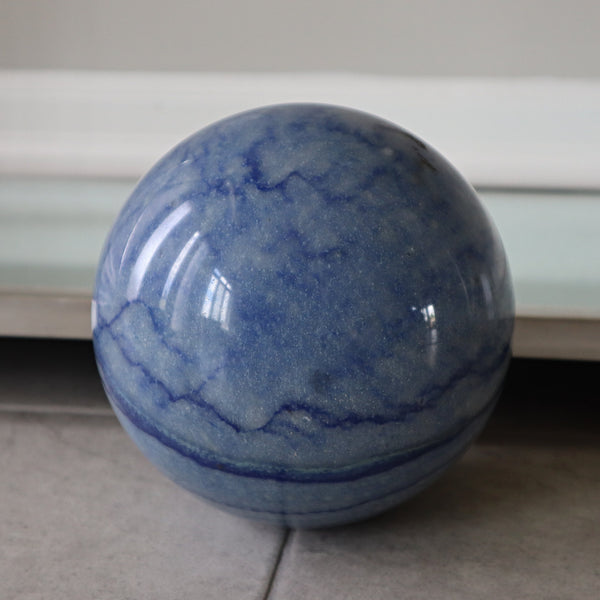 Blue Aventurine Quartz Sphere Large 157mm 6.18 inch
