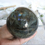 Large Labradorite Sphere 93 mm, L1