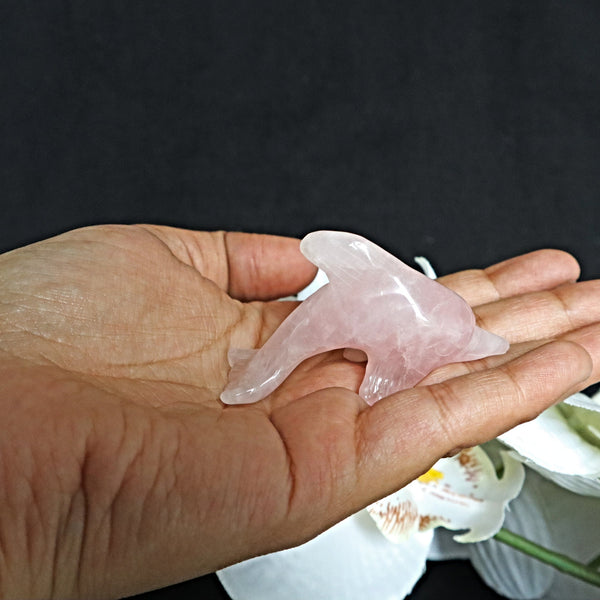 Rose Quartz Dolphin